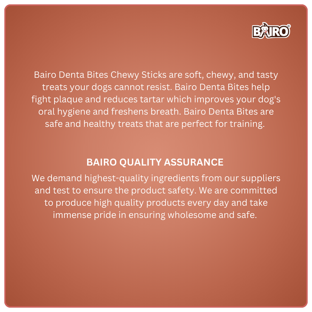 Bairo Denta Bites Chewy Sticks Calcium 25gm