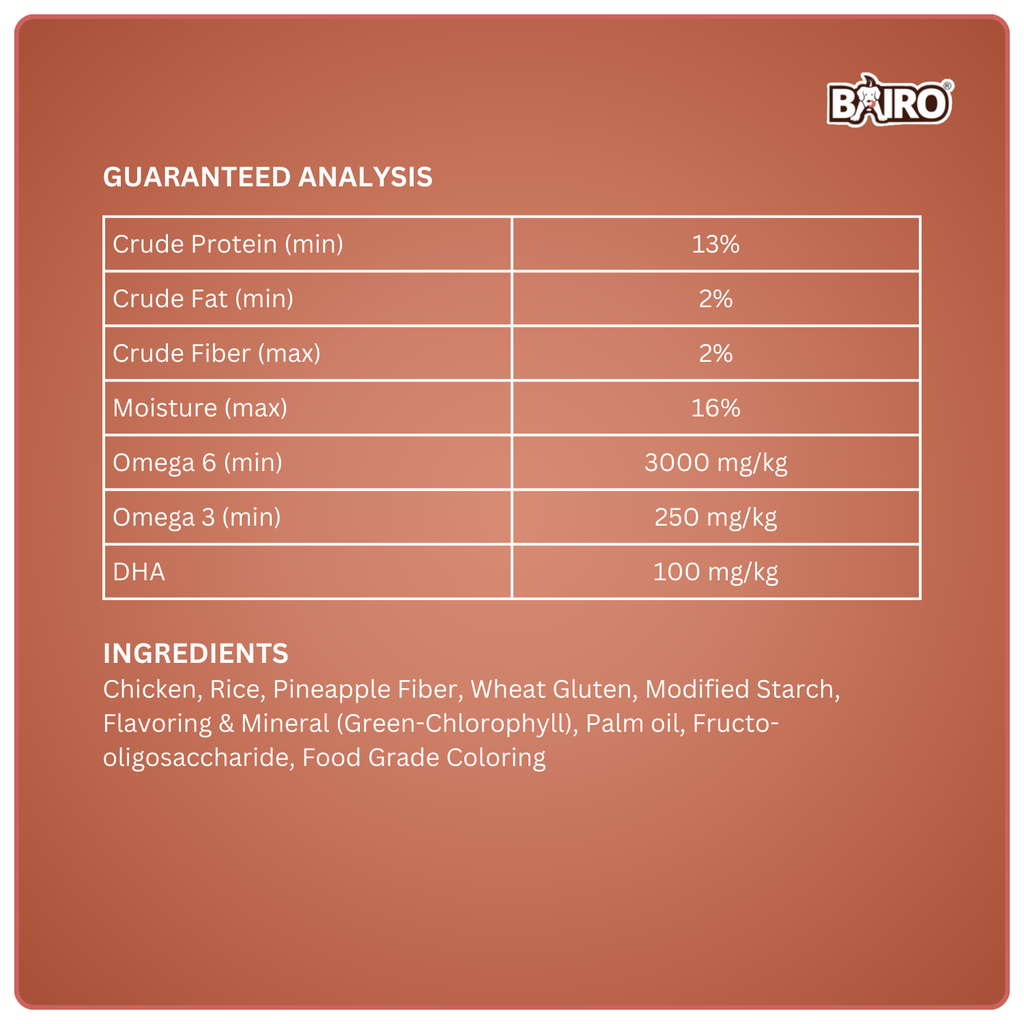 Bairo Energy Treats Chlorophyll 125g