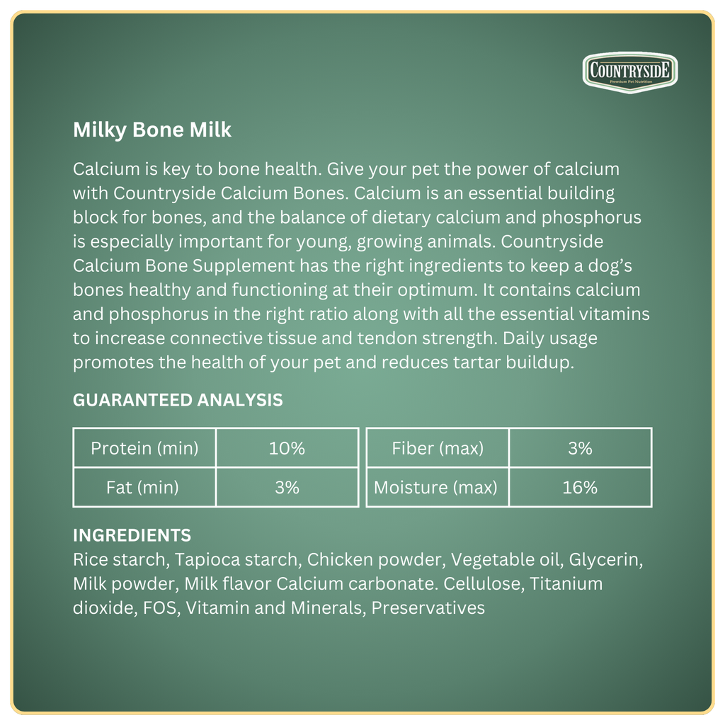 Countryside Milky Bone Small - Milk 250g