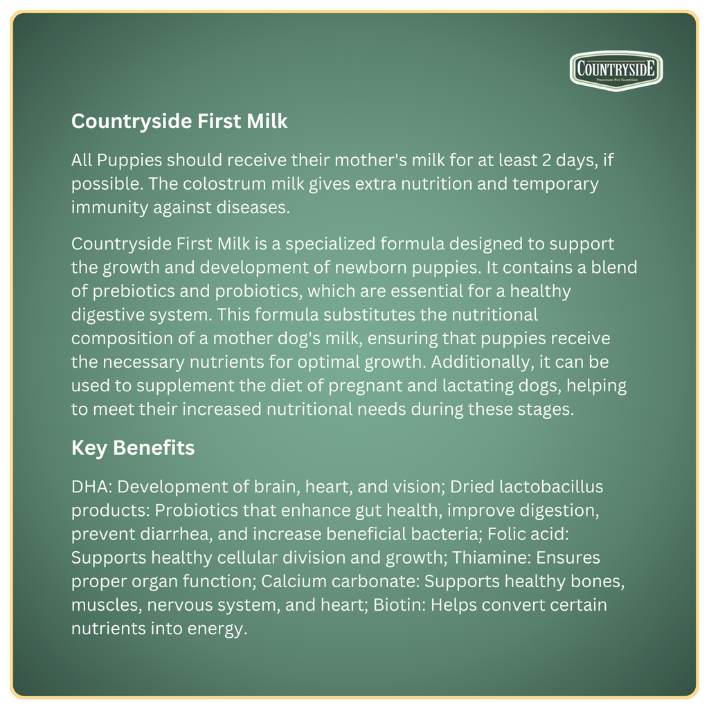 Countryside Puppy Milk 500g