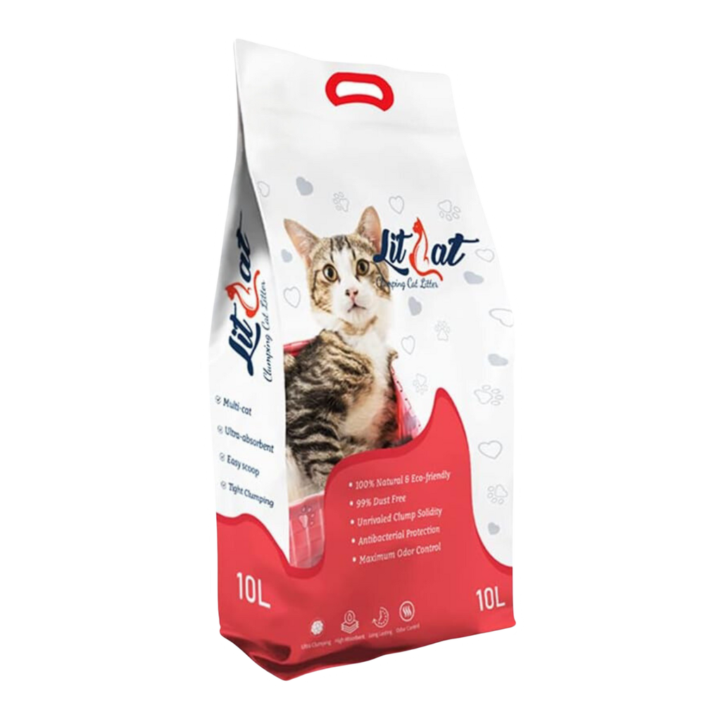 LitCat Ultra Clumping Cat Litter - Orange 10L - (With Free Scoop)