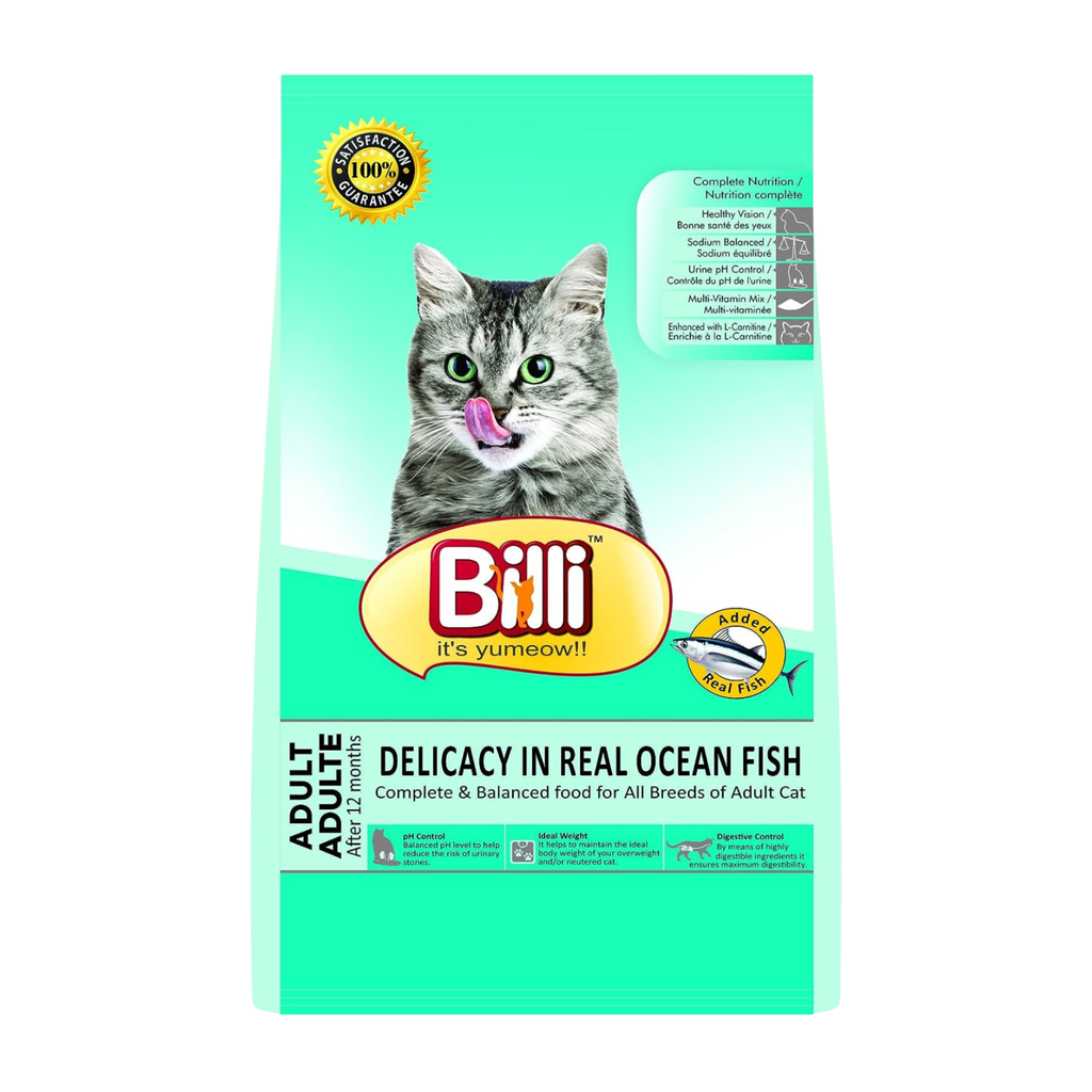 Billi Adult Real Ocean Fish Cat Food 1.5 Kg