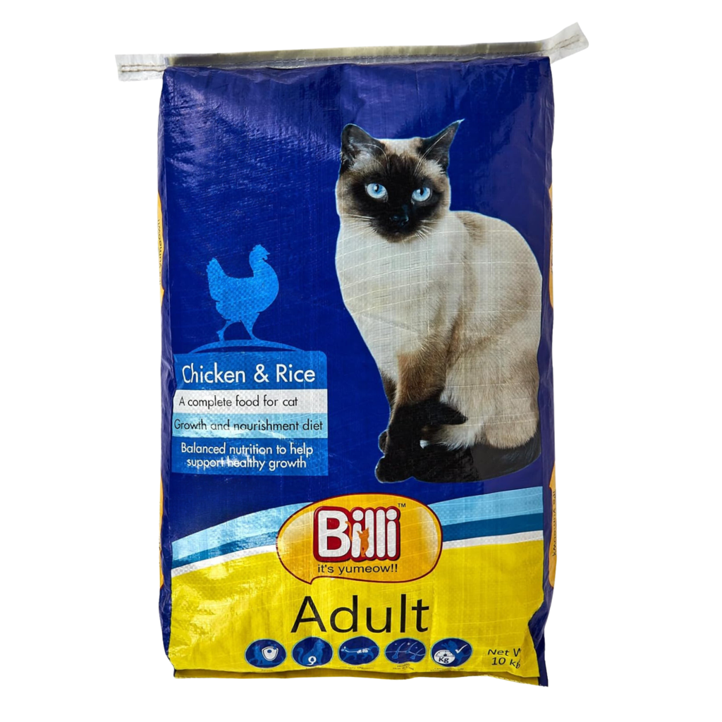 Billi Adult Real Chicken Cat Food 10 Kg