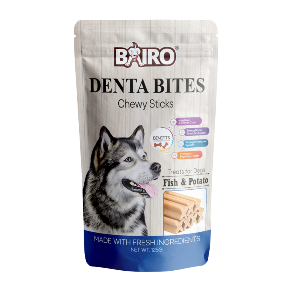 Bairo Denta Bites Fish & Potato 125g