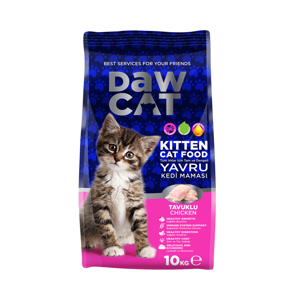 DawCat Kitten Cat Food Chicken 10kg