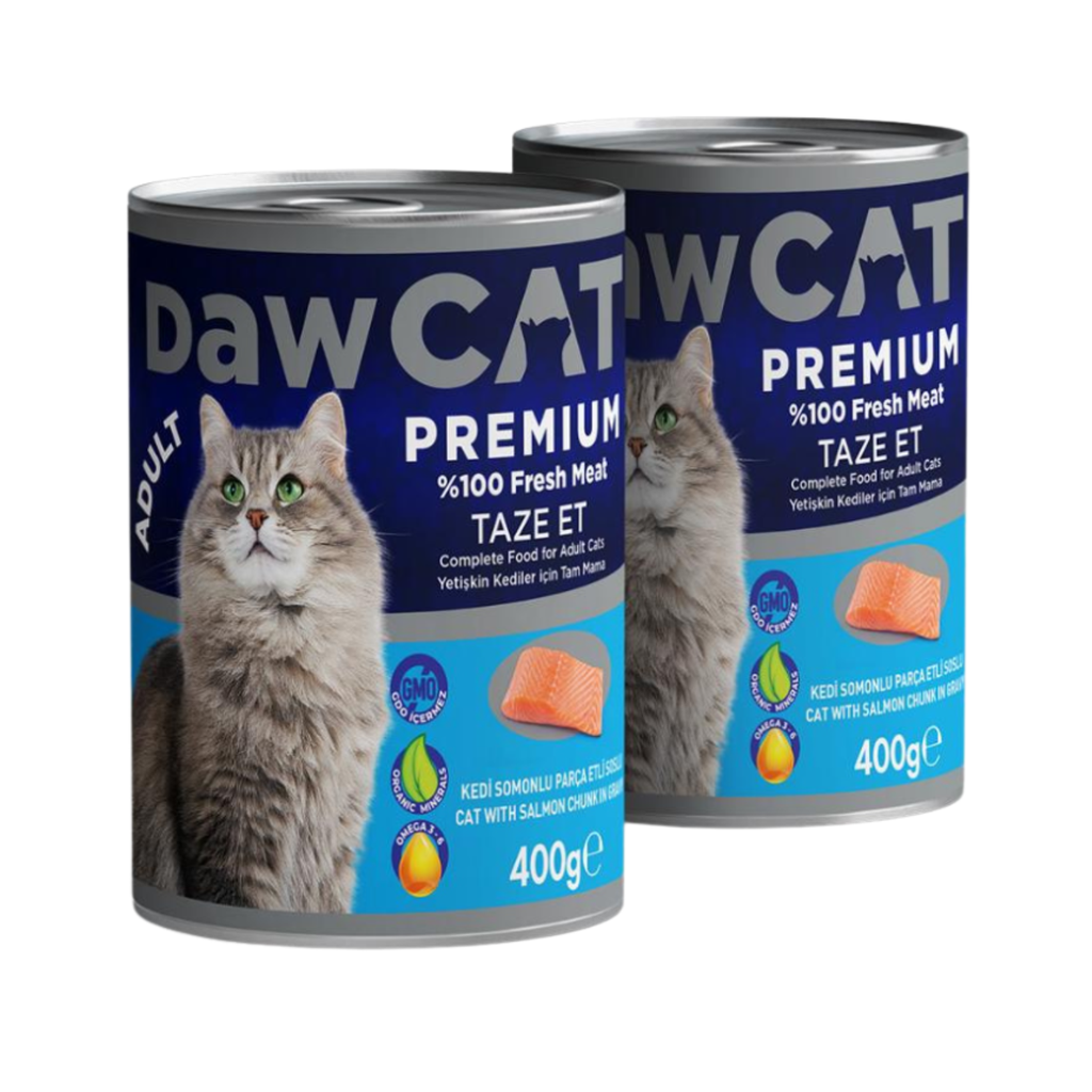 DawCat Cat Wet Food Canned Salmon 400g