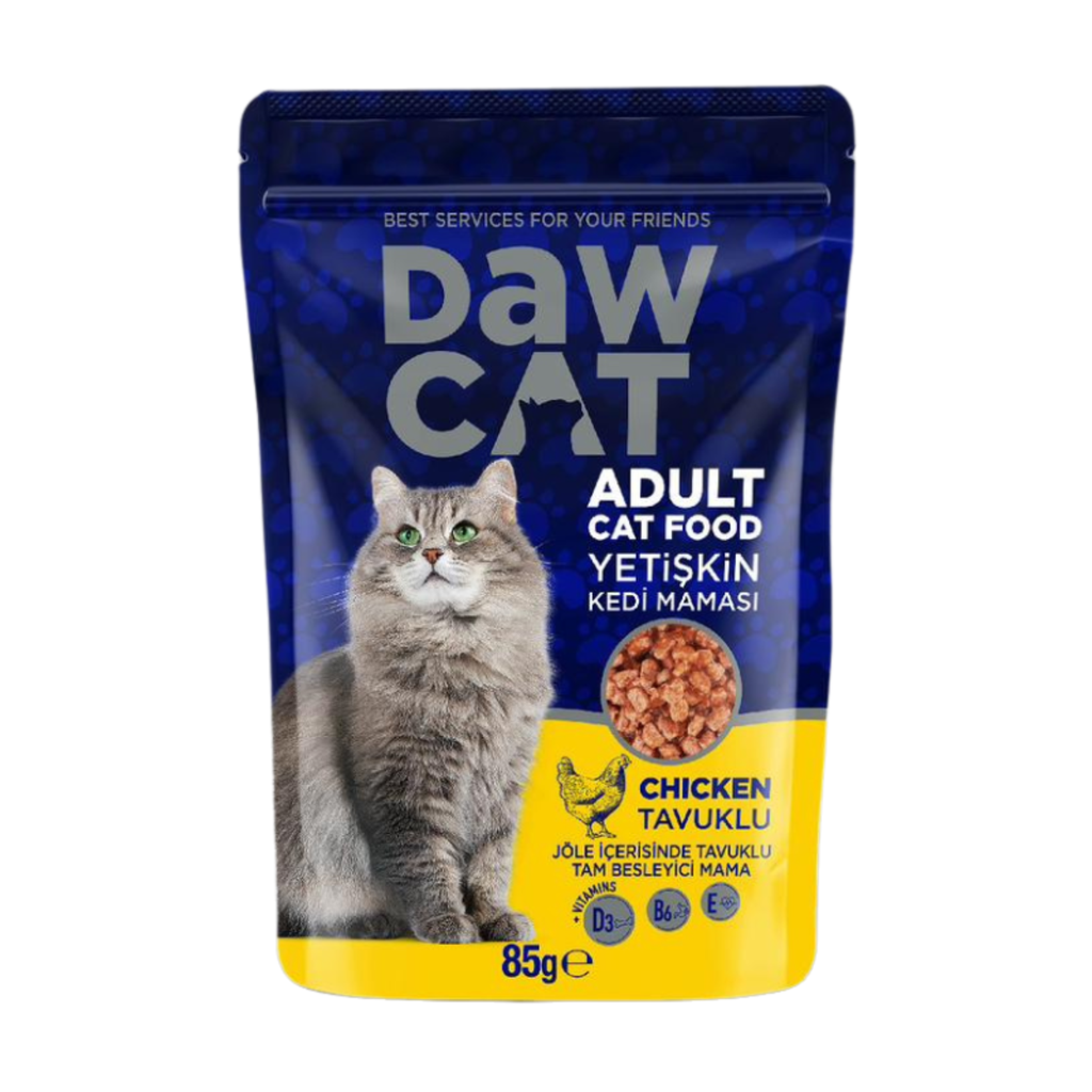 DawCat Wet Food Chicken Pouch 85g