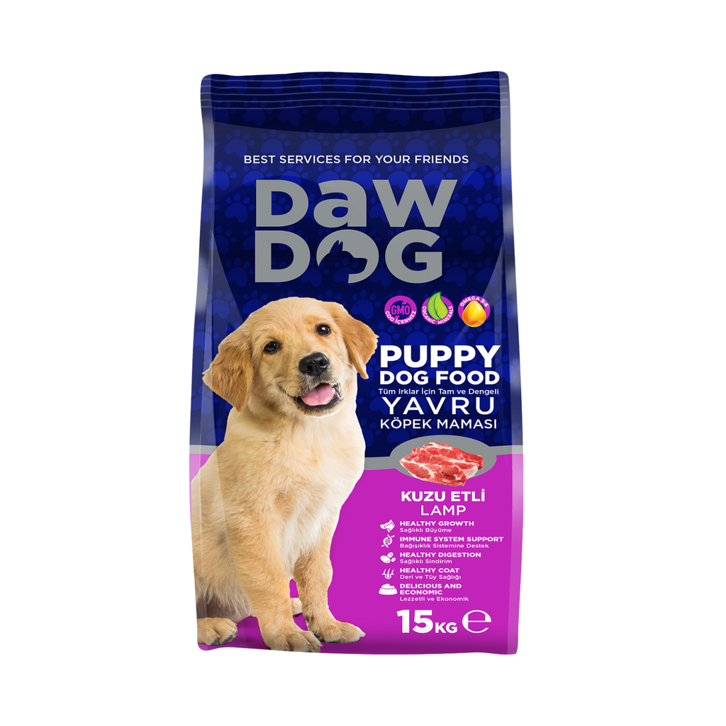 DawDog Puppy Dog Food Lamb & Rice 15 Kg 