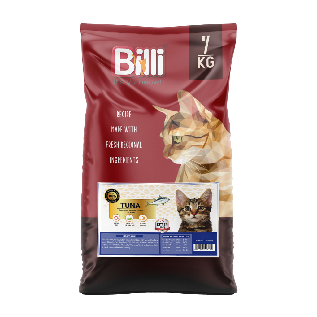 Billi Kitten Real Tuna Fish Cat Food 7 kg 