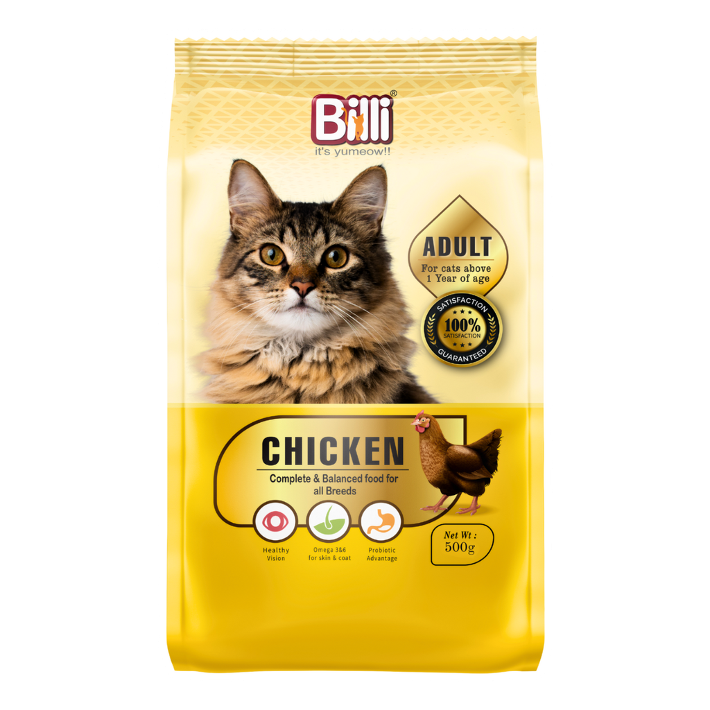 Billi Adult Real Chicken Cat Food 500g