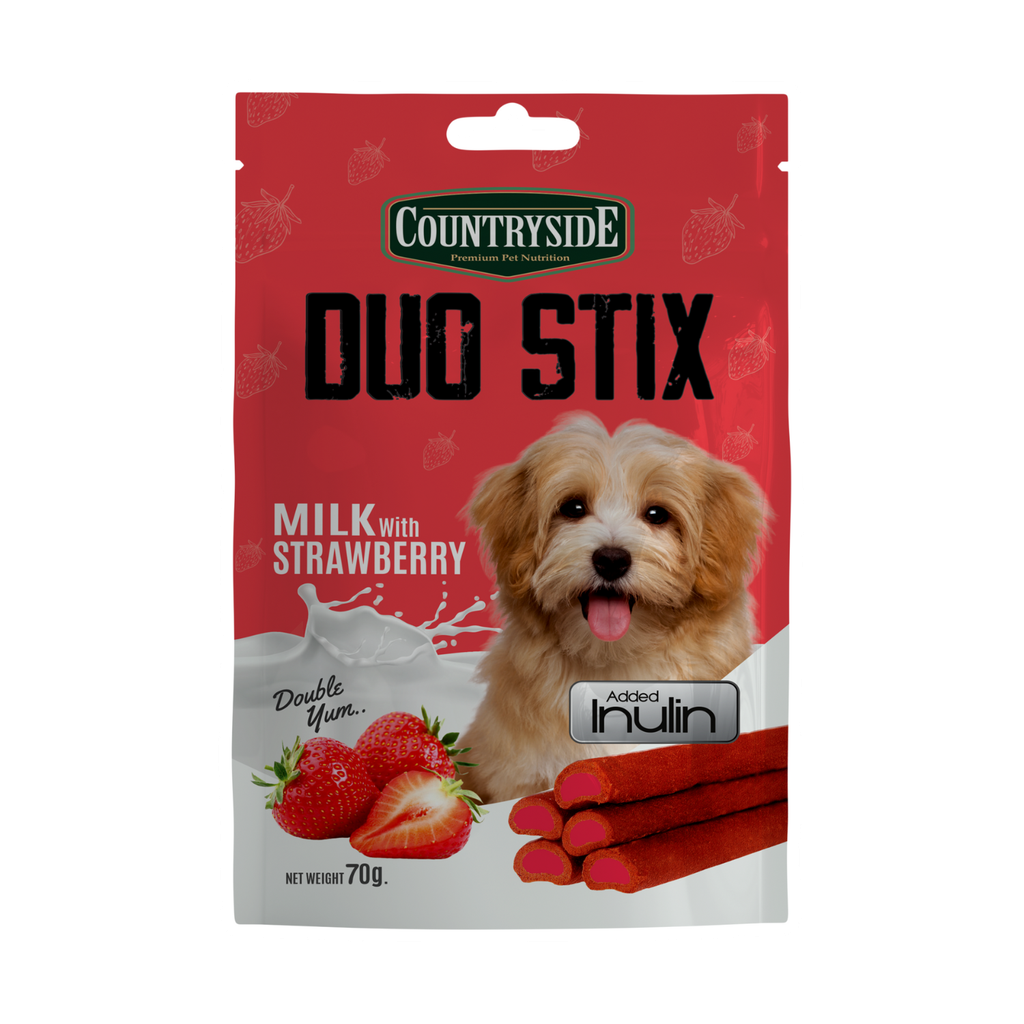 Countryside Doustix Milk with Strawberry 70g