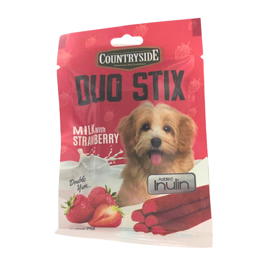 Countryside Duo Stick Milk with Strawberry 25g