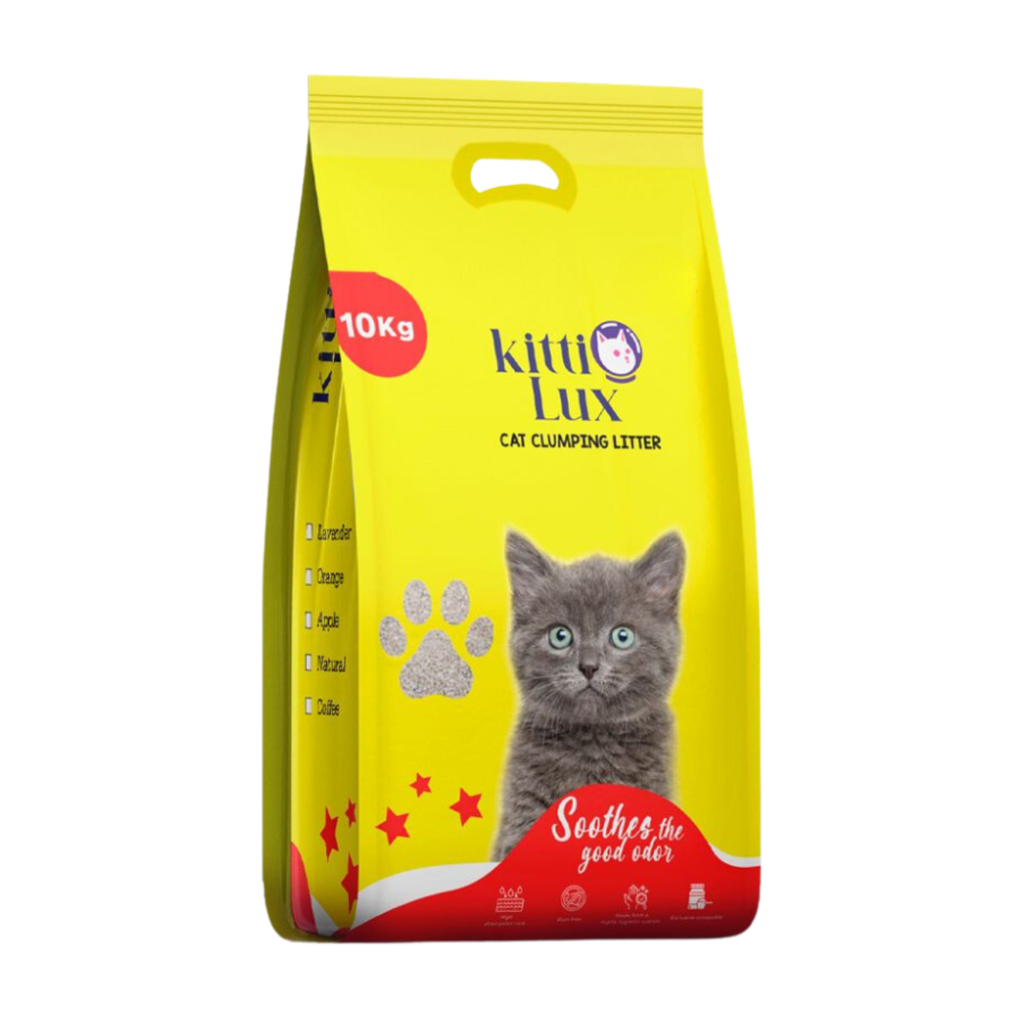 KittiLux Cat Litter Unscented 10Kg