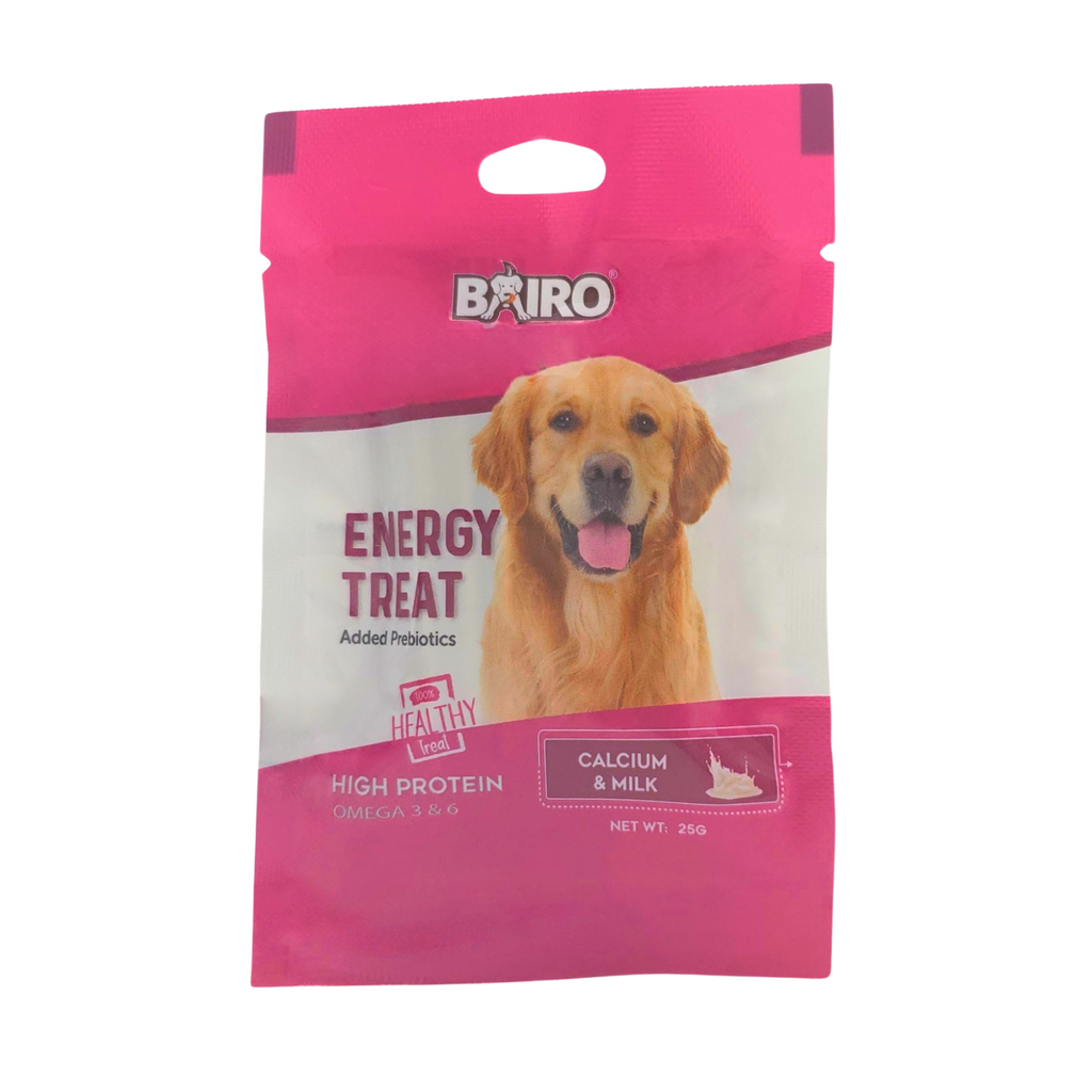 Bairo Energy Treats Calcium & Milk 25g