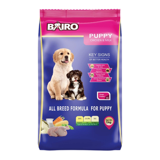 [8906074444004] Bairo Puppy Chicken & Milk 5kg