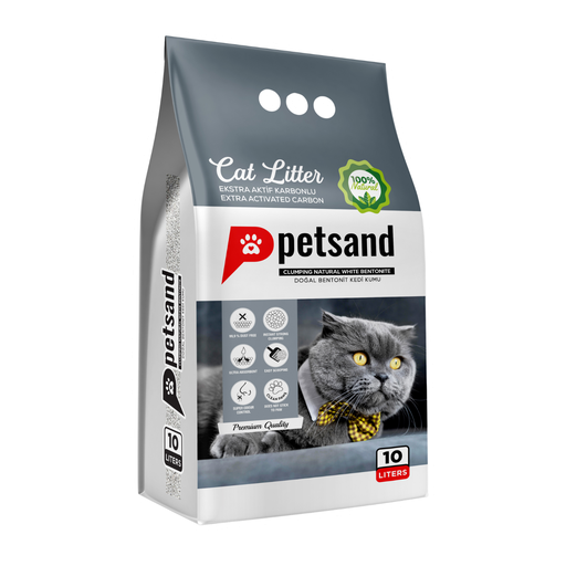 [8683655070240] PetSand Cat Litter Extra Activated Carbon 10L