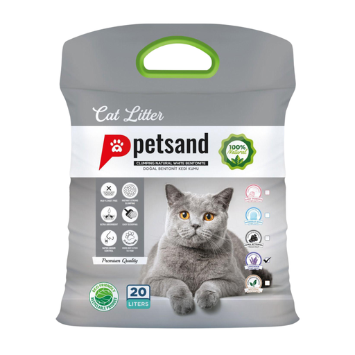 [795154847853] PetSand Clumping Lavender Bentonite 20L Tela Bag