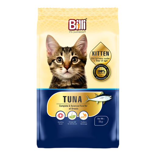 [8904285515803] Billi Kitten Real Tuna Fish Cat Food 3 kg 