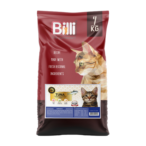 [8904285515469] Billi Kitten Real Tuna Fish Cat Food 7 kg 