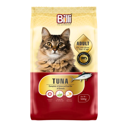 [8906074445254] Billi Adult Real Tuna Fish Cat Food 500g