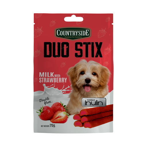 [8904285514318] Countryside Doustix Milk with Strawberry 70g