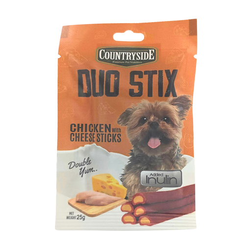 [8904285516084] Countryside Duo Stick Chicken with Cheese 25g