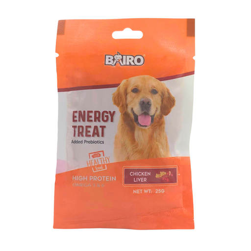 [8904285516114] Bairo Energy Treats Chicken & Liver 25g